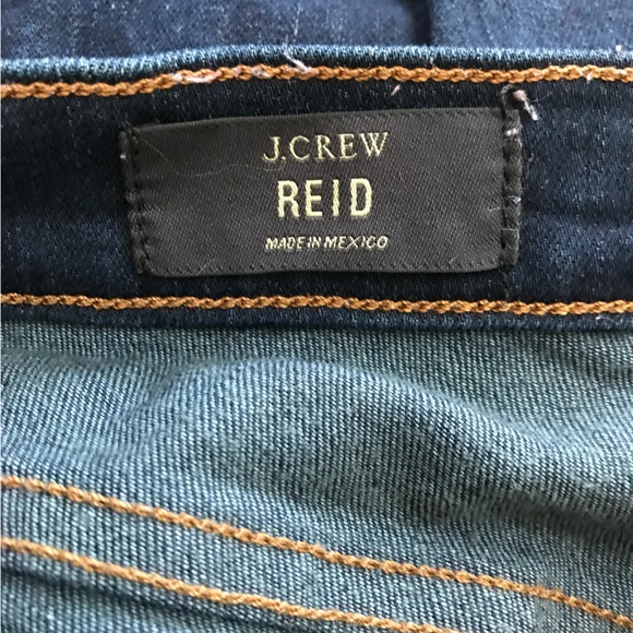 J. Crew Reid Skinny Jean Dark Wash Denim size 31 31x32 ( size 12 ) - Picture 5 of 8